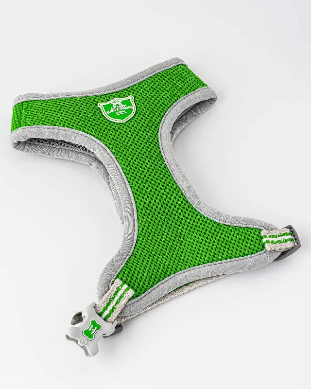 - Pet stroller can be taken on the planeMesh Dog Harness - Green