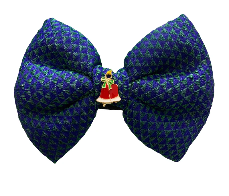 ---Dog Bow Tie: Christmas Embellished Bow for Pets