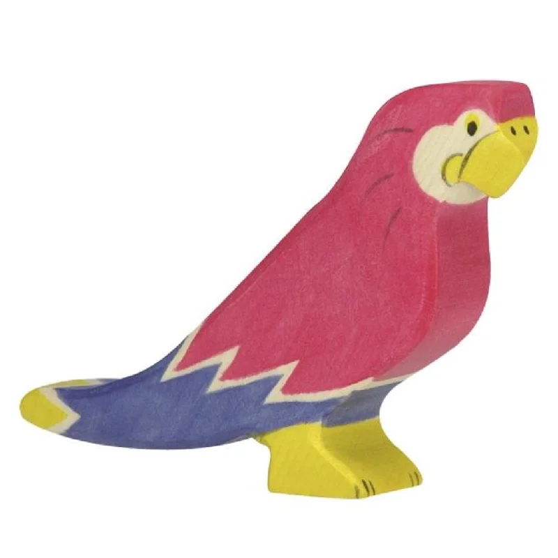 - Remote interactive pet feederHolztiger Wooden Animal | Parrot