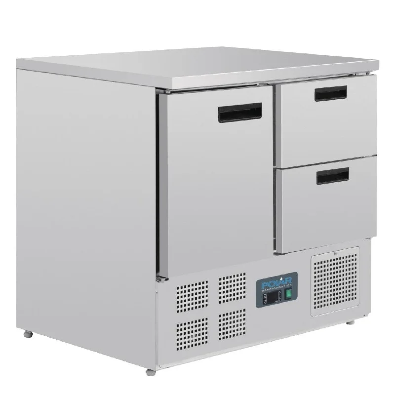 - Pet monitor with cameraPolar G-Series One Door Two Drawer Counter Fridge 240Ltr
