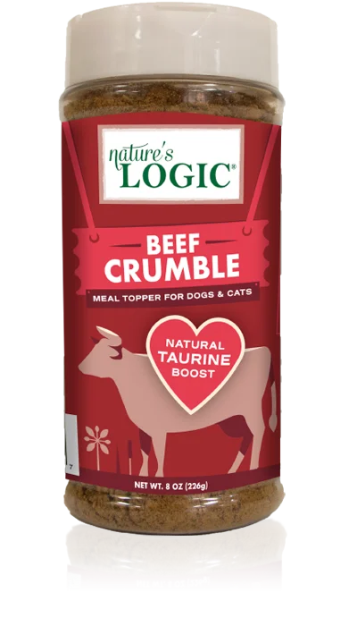 - Pet smart GPS locatorNature's Logic Beef Crumble Topper 8oz