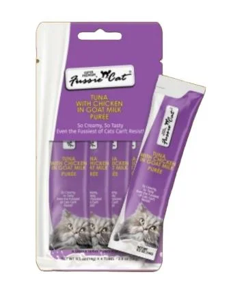 - Natural latex pet mattressFussie Cat TUNA with Chicken in Goat Milk Purée