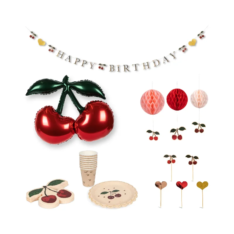 - Pet stroller can be taken on the planeKonges Sløjd Birthday Party Kit | Cherry