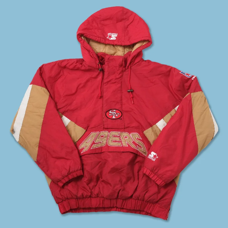 ---Vintage Starter San Francisco 49ers Anorak XLarge