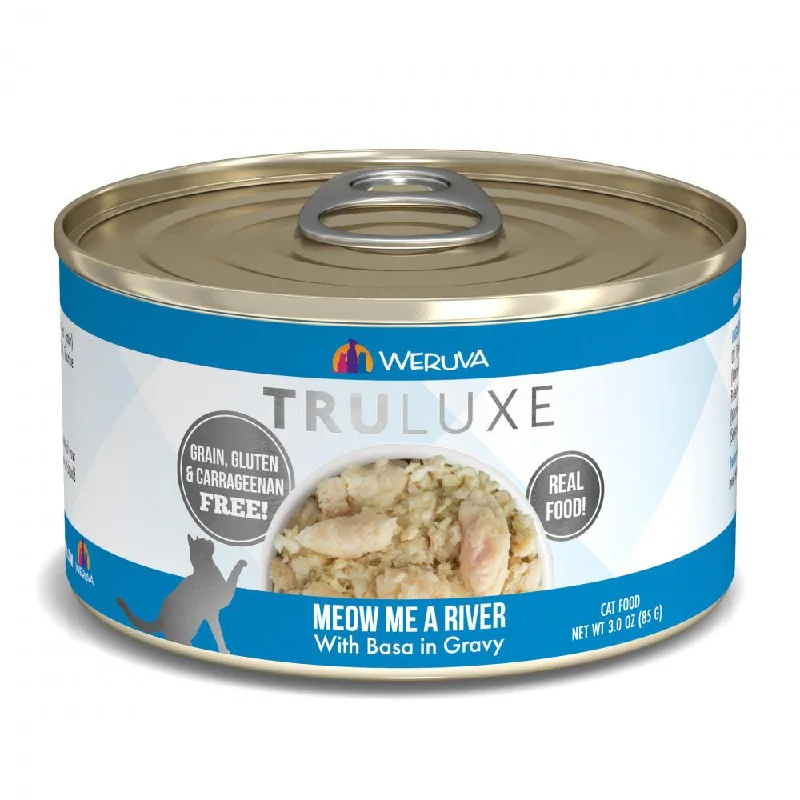 - Cat stress soothing sprayWeruva TRULUXE Meow Me A River with Base in Gravy Canned Cat Food