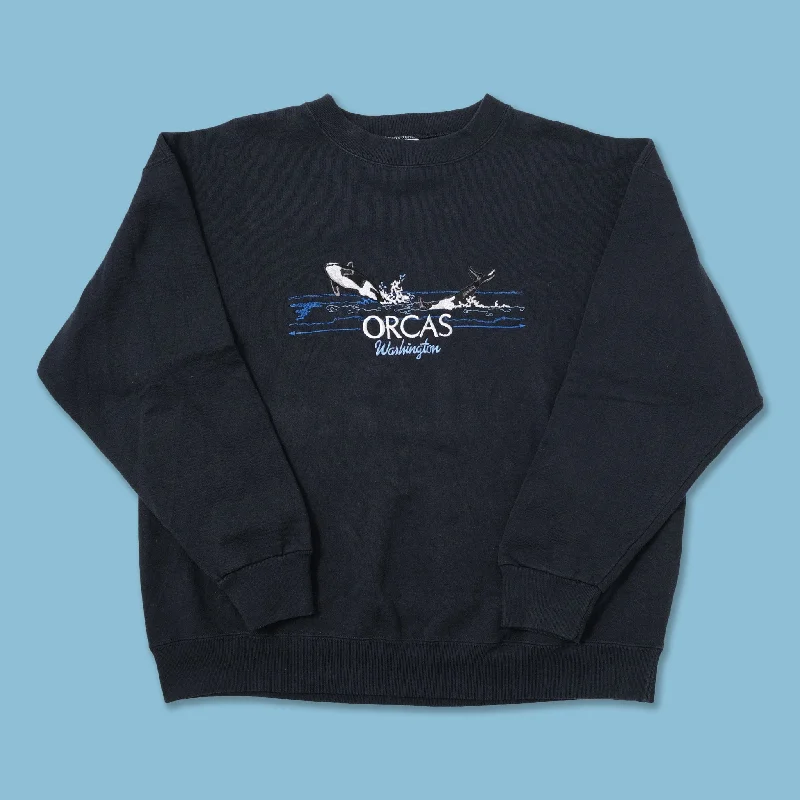 - Car dog seat beltVintage Orcas Sweater Large