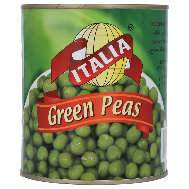 - Pet stroller can be taken on the planeITALIA GREEN PEAS TIN 850 GM