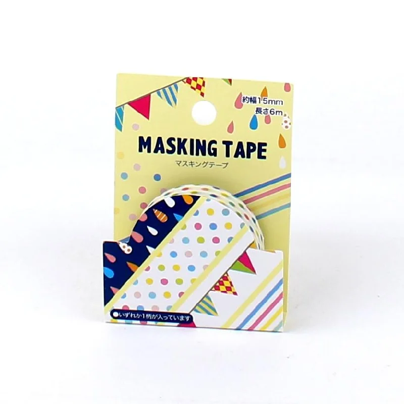- Air box TSA certified check-inColorful Polka Dot, Raindrop & Flag Masking Tape