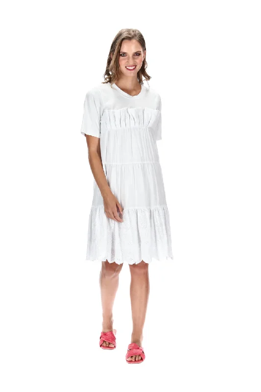 Clarke Dress White