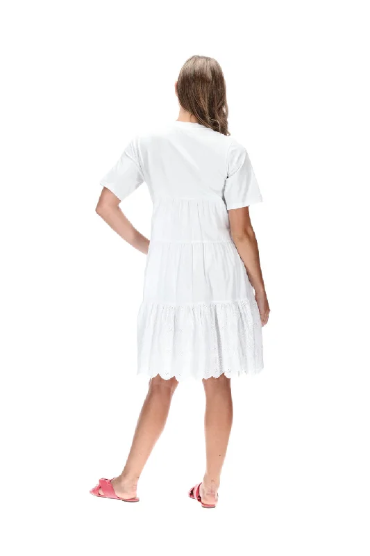 Clarke Dress White