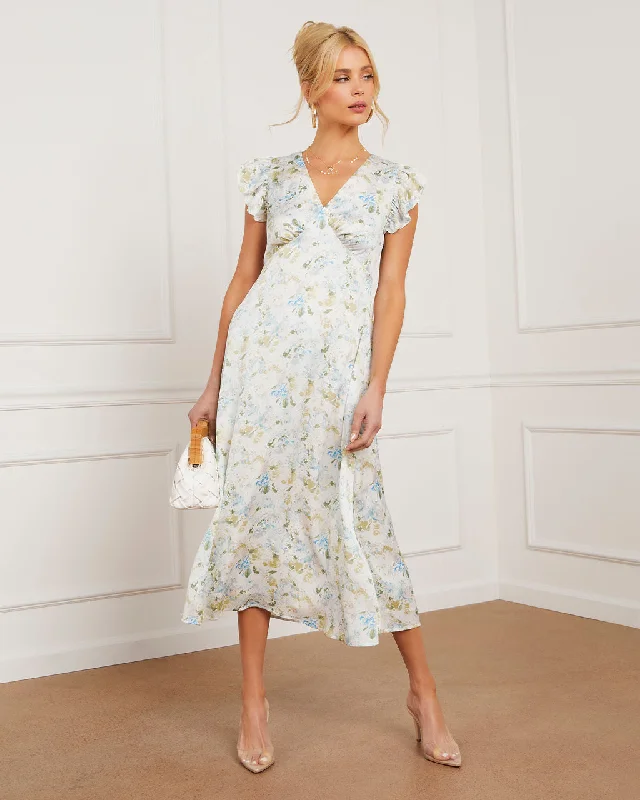 Gemma Floral Midi Dress