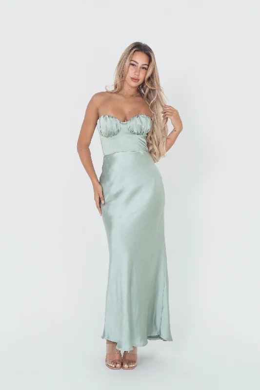 Jose Maxi Dress - Pistachio