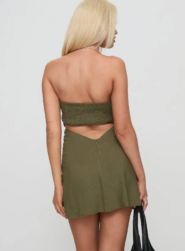 Yahir Mini Dress Sage