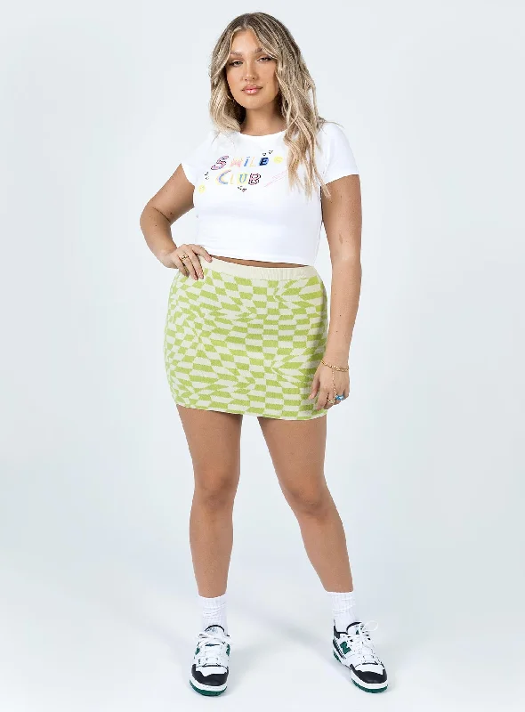 Renata Mini Skirt Green