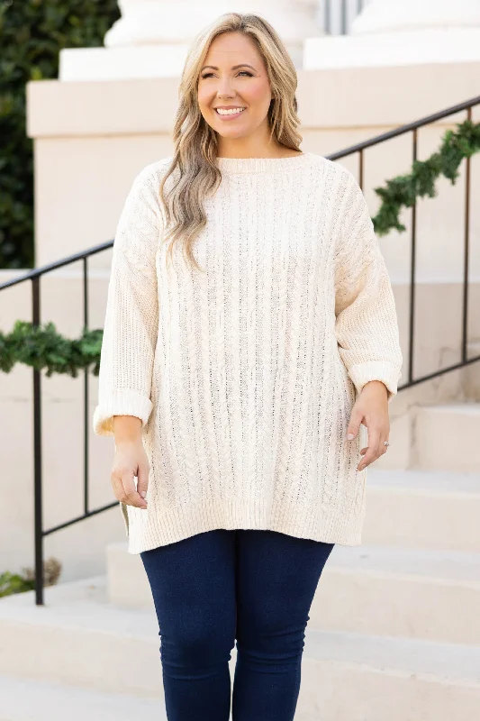 Saturday Afternoon Sweater, Ivory