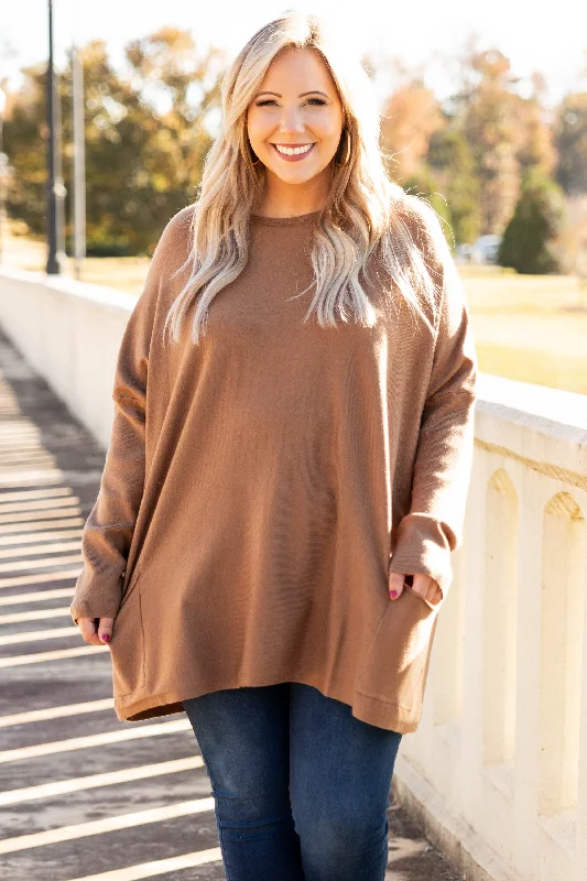 Snow Whispers Tunic, Camel