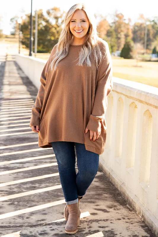 Snow Whispers Tunic, Camel