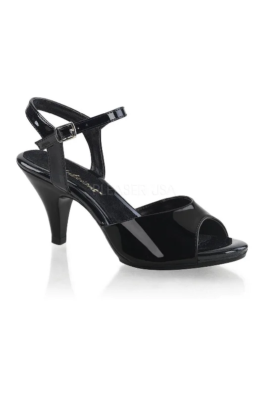 BELLE-309 Sandal | Black Patent