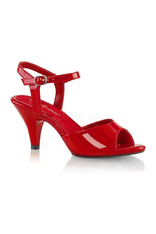 BELLE-309 Sandal | Red Patent