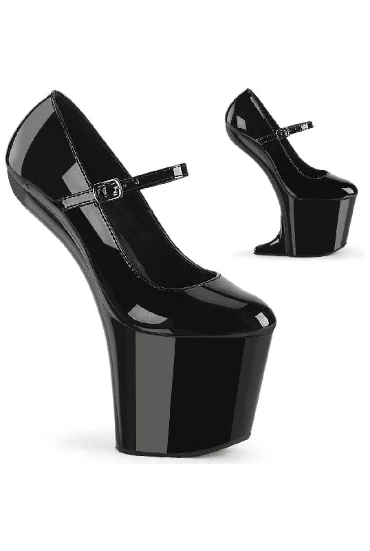 CRAZE-880 Black Patent Pump