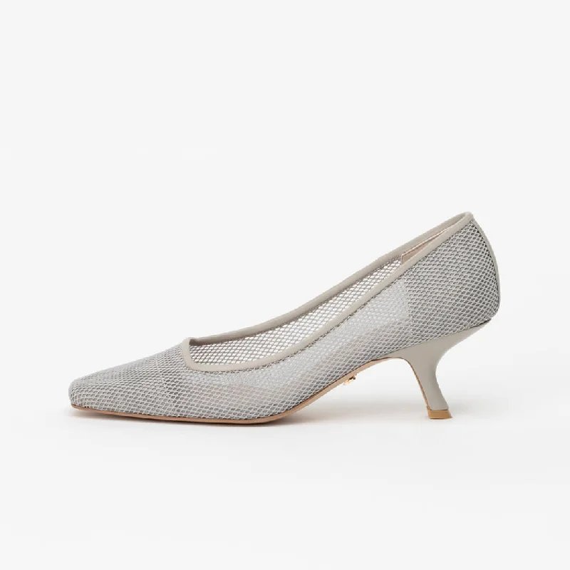 JULY - mesh mid heel pump