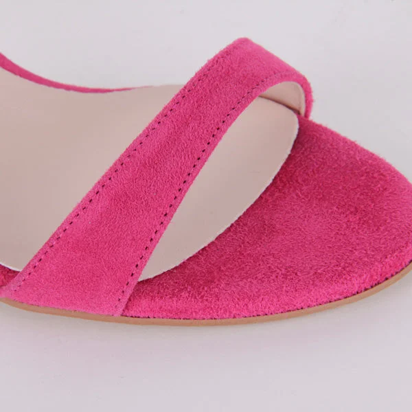 MEGAN - pink suede