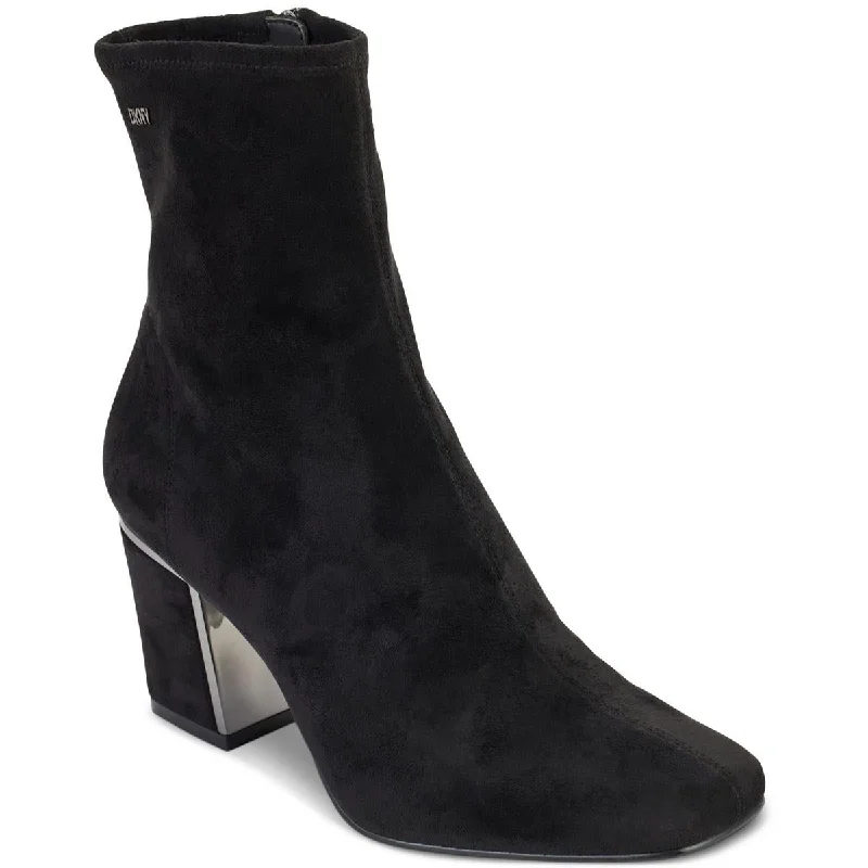 Cavale Womens Faux Suede Ankle Boots