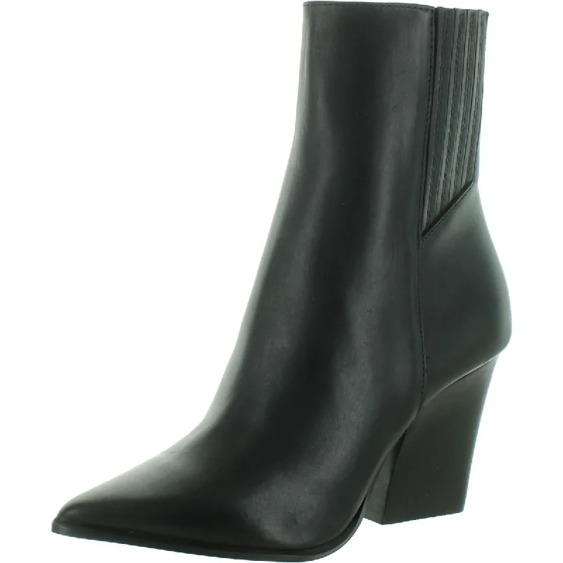 Riccki Womens Suede Zipper Ankle Boots