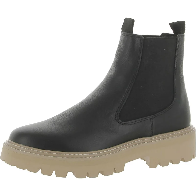 Womens Leather Chelsea Ankle Boots