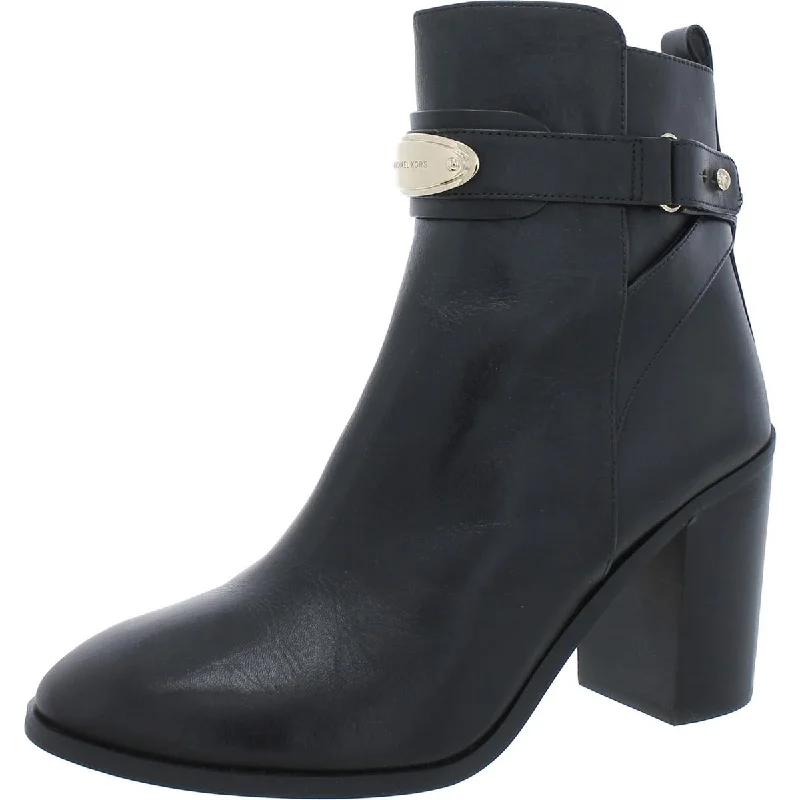 Womens Almond toe Side zipper Ankle Boots