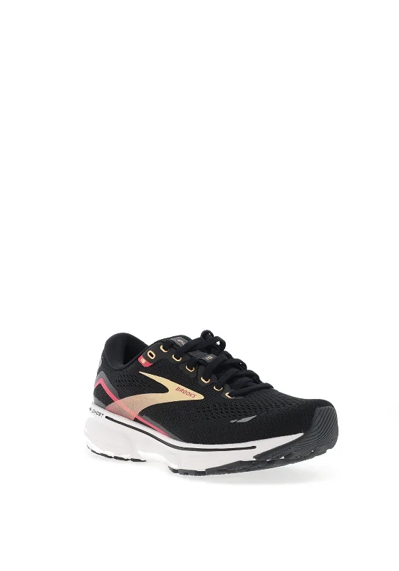 Brooks Ladies Ghost 15 Running Shoe, Black & Raspberry