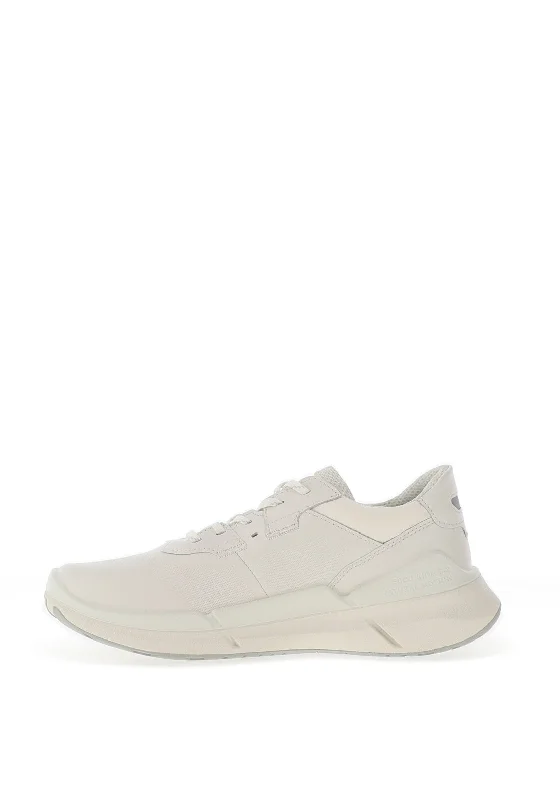 Ecco Womens Leather Biom 2.2 Trainers, White