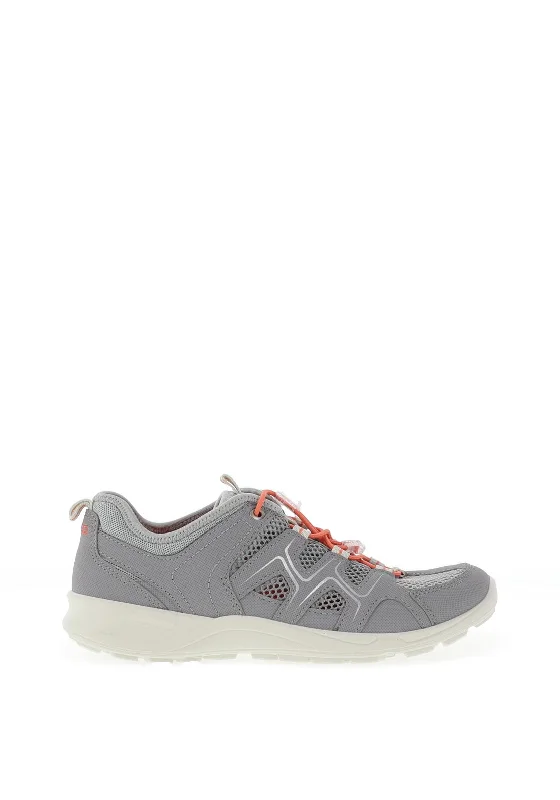 Ecco Womens Terracruise LT Trainers, Silver Grey