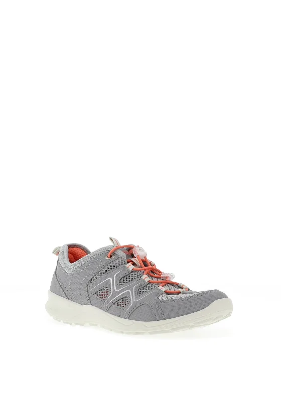 Ecco Womens Terracruise LT Trainers, Silver Grey