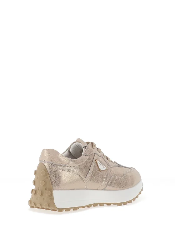 Kate Appleby Caithness Lace Up Trainers, Shell Shine