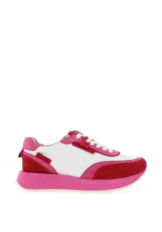 Kate Appleby Chatham Chunky Colour Block Trainers, Berry Burst