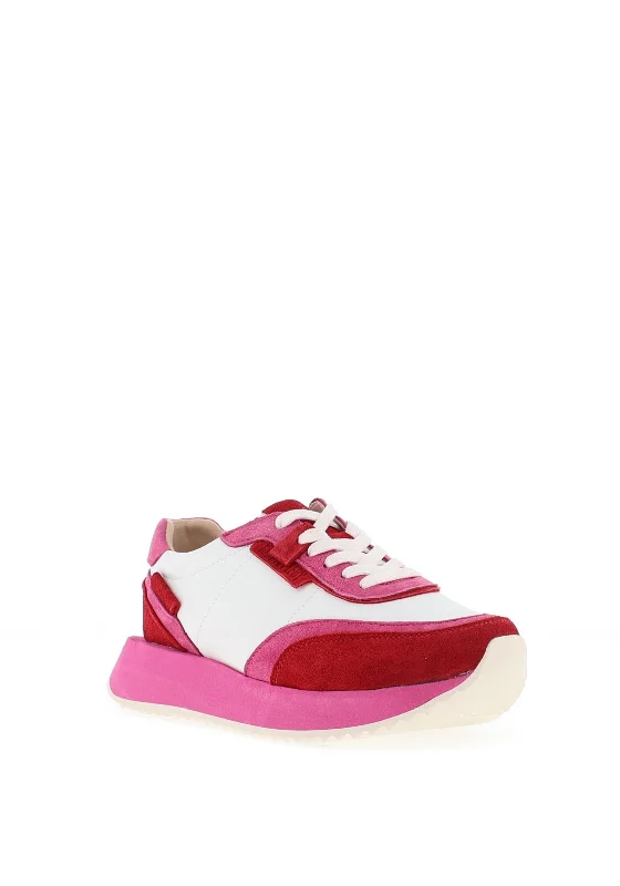 Kate Appleby Chatham Chunky Colour Block Trainers, Berry Burst