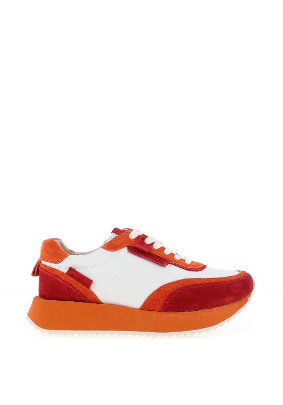 Kate Appleby Chatham Chunky Colour Block Trainers, Tango Burst