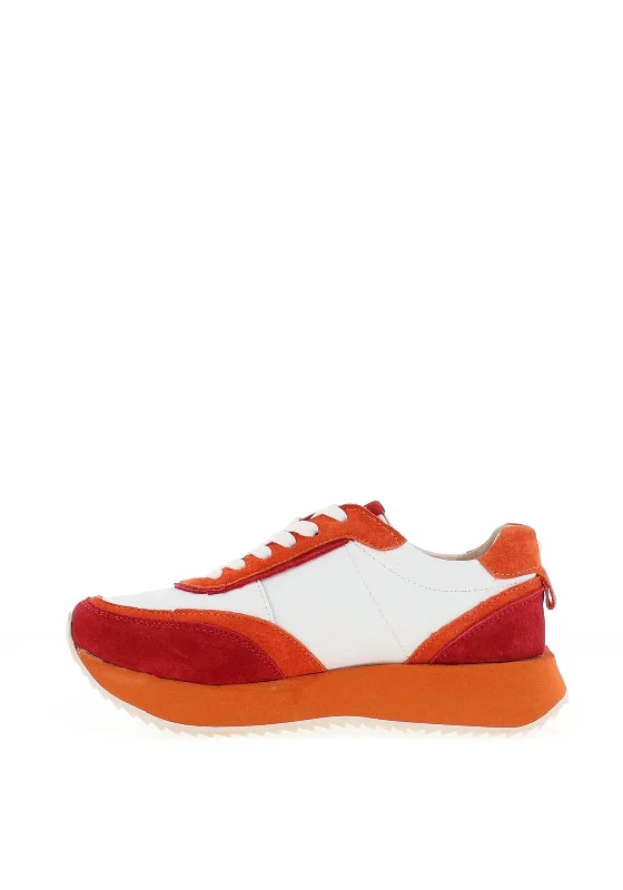 Kate Appleby Chatham Chunky Colour Block Trainers, Tango Burst