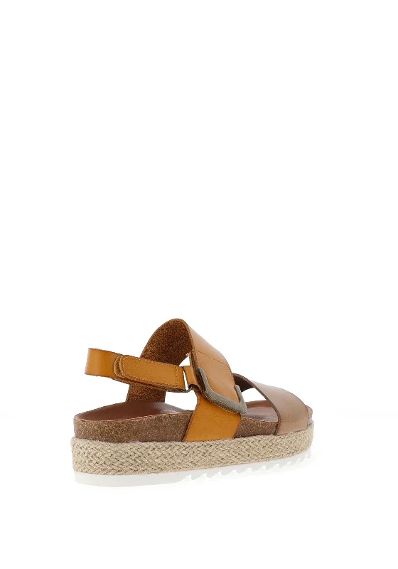 Lunar Deanna Espadrille Platform Sandals, Beige