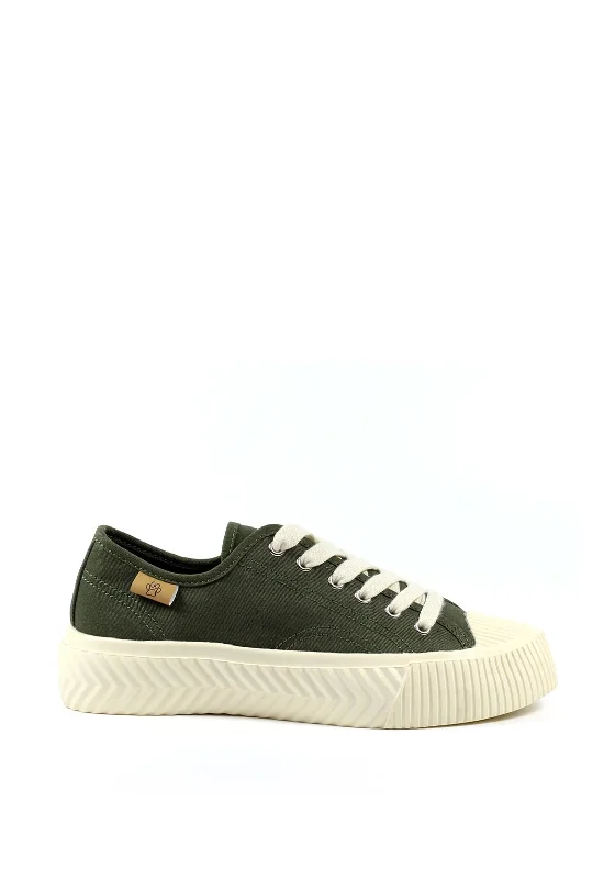 Lunar Lazy Dogz Jayne Laced Trainers, Khaki