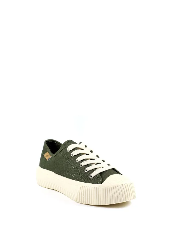 Lunar Lazy Dogz Jayne Laced Trainers, Khaki