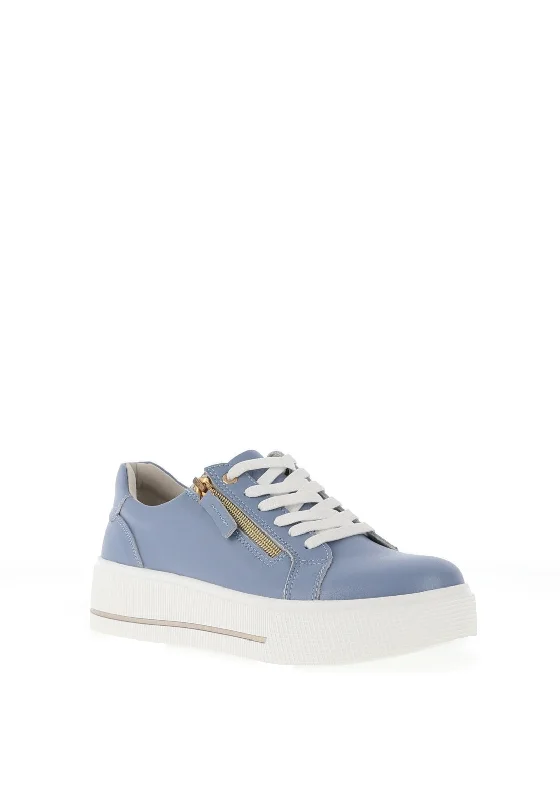 Patrizio Como Ravenna Platform Trainers, Blue Stella