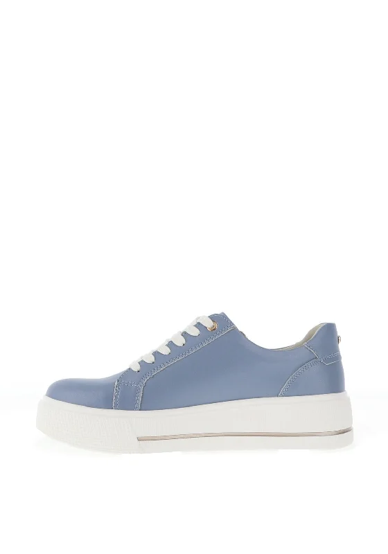 Patrizio Como Ravenna Platform Trainers, Blue Stella