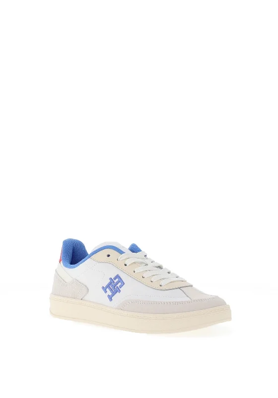 Tommy Hilfiger Womens Heritage Court Trainers, White