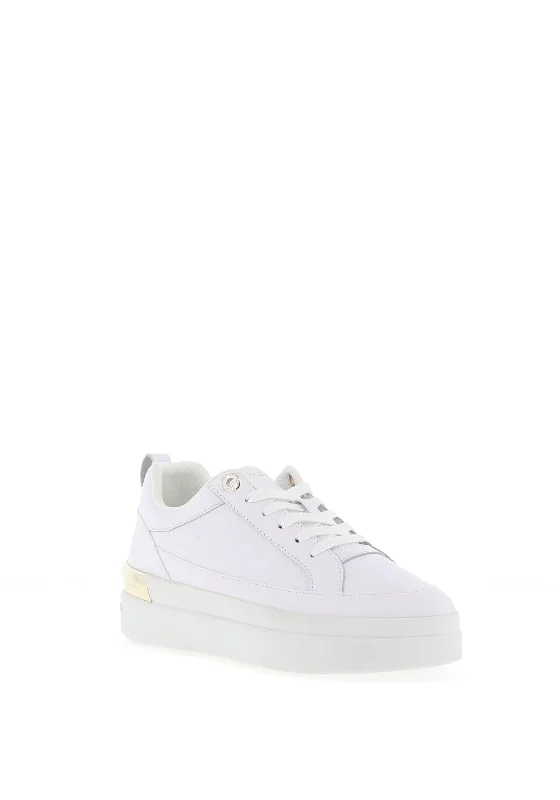 Tommy Hilfiger Womens Monogram Lux Court Trainer, White