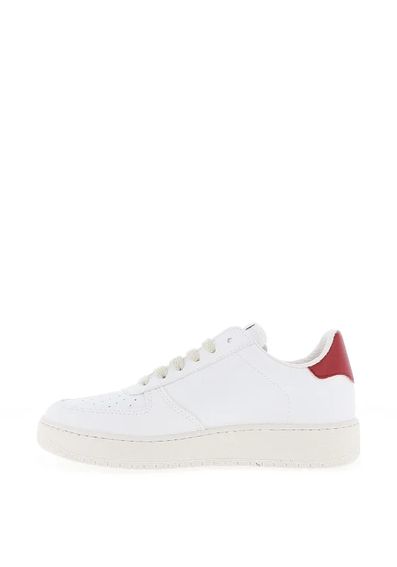 Victoria Womens Madrid Leather Contrast Trainer, Marino