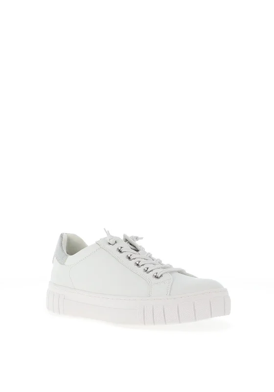 Marco Tozzi Platform Sole Trainer, White Combi