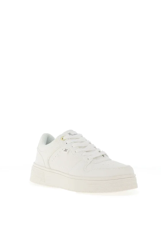 XTI Women’s Platform Trainers, White