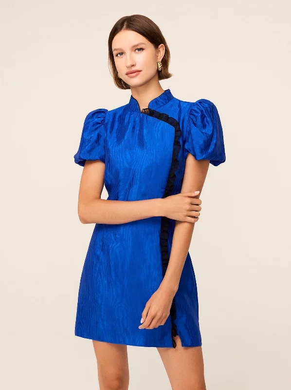 Philippa Cobalt Blue Mini Dress